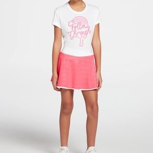 NWOT- Prince girls tennis skirt and shirt
